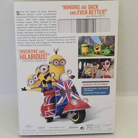 The Minions - DVD - NEW - SEALED - Picture 2 of 3